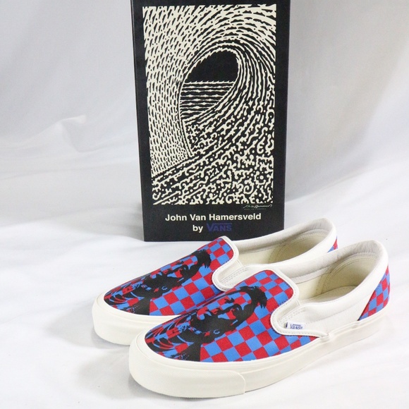 vans slip on john van hamersveld
